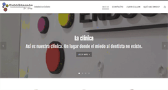 Desktop Screenshot of endodonciagranada.com